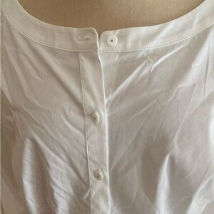 Christian Siriano for J Jill White Tunic Size Large NEW NWT